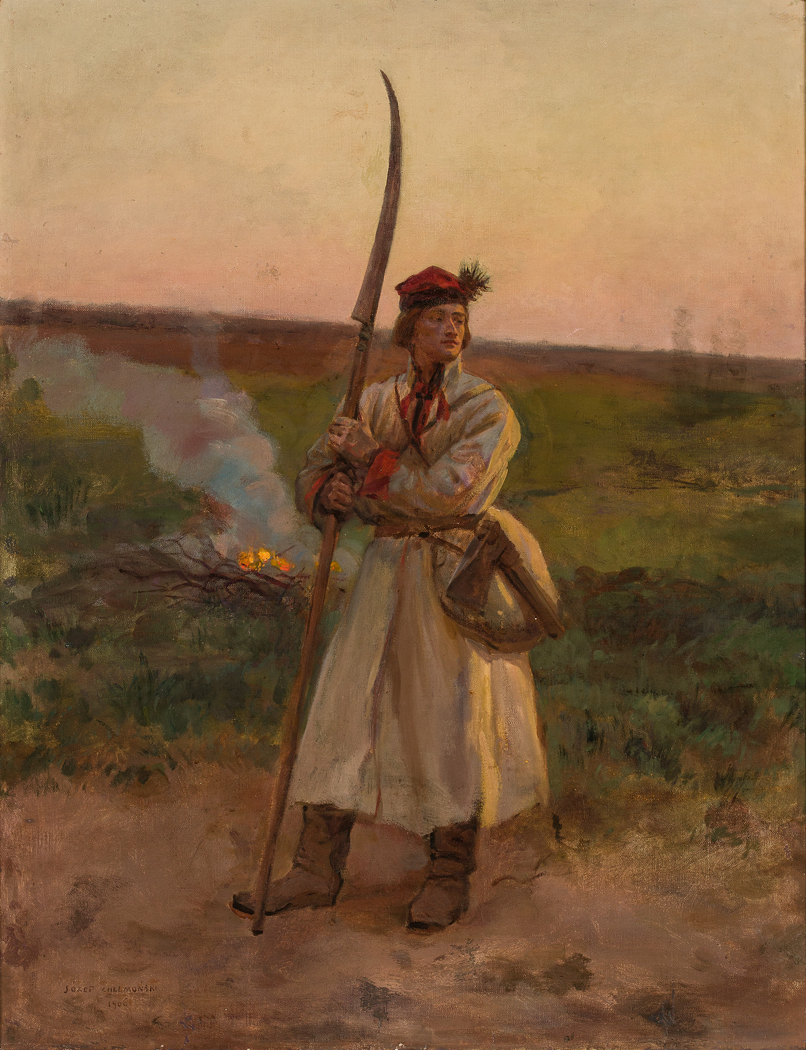 Józef Chełmoński (1849-1914) "Kosynier", źródło: Connaisseur Kraków