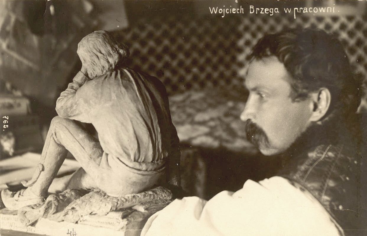 Wojciech Brzega w pracowni, źródło: Muzeum Tatrzańskie w Zakopanem