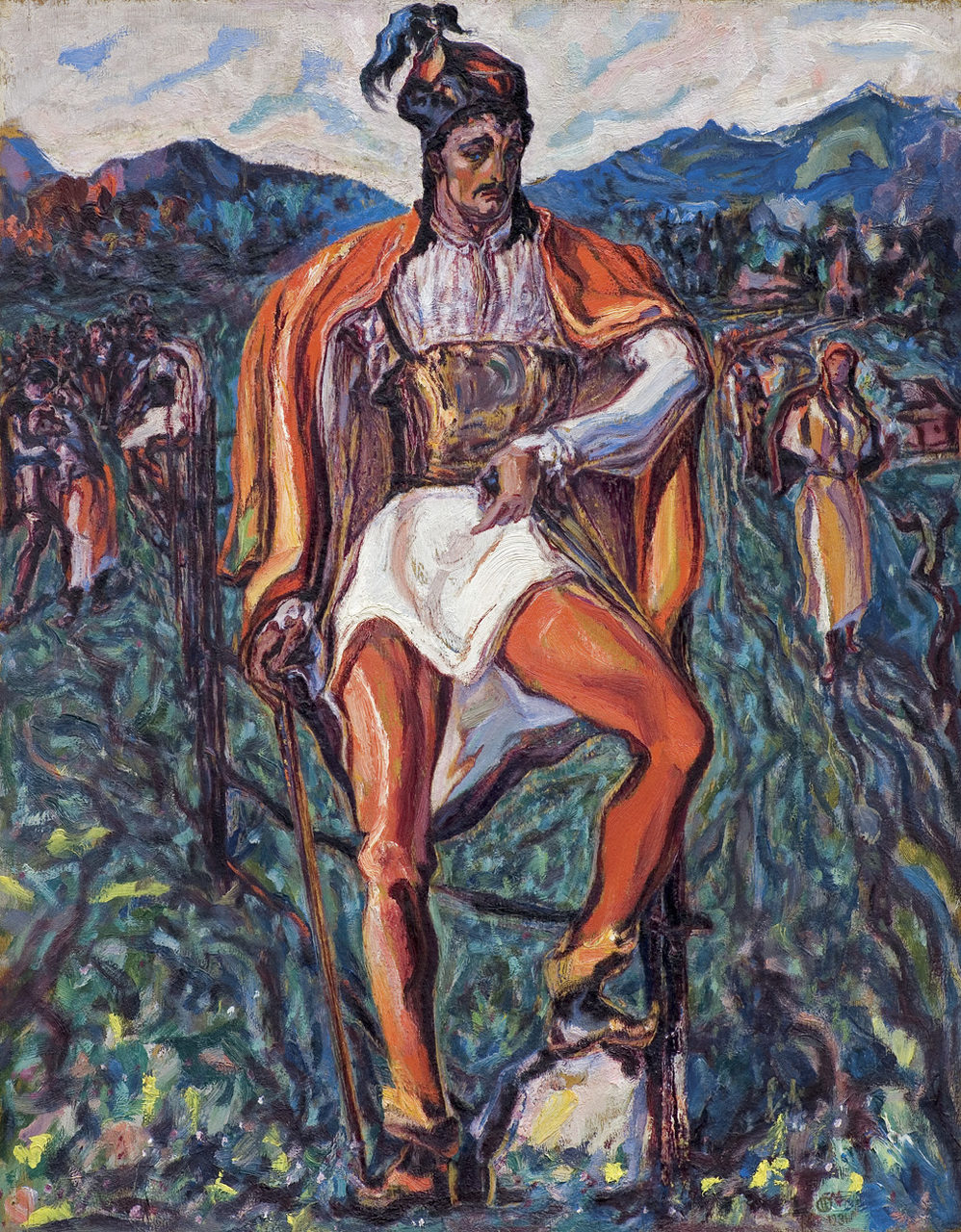 Ołeksa Nowakiwski (1872-1935), "Oleksa Dowbusz, zbójnik karpacki", 1931 rok, źródło: Agra Art