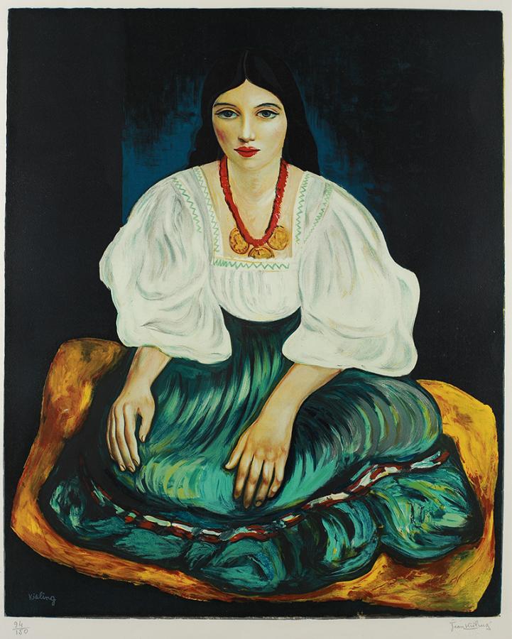 Mojżesz Kisling (1891-1953), „Cyganka”, źródło: Sopocki Dom Aukcyjny