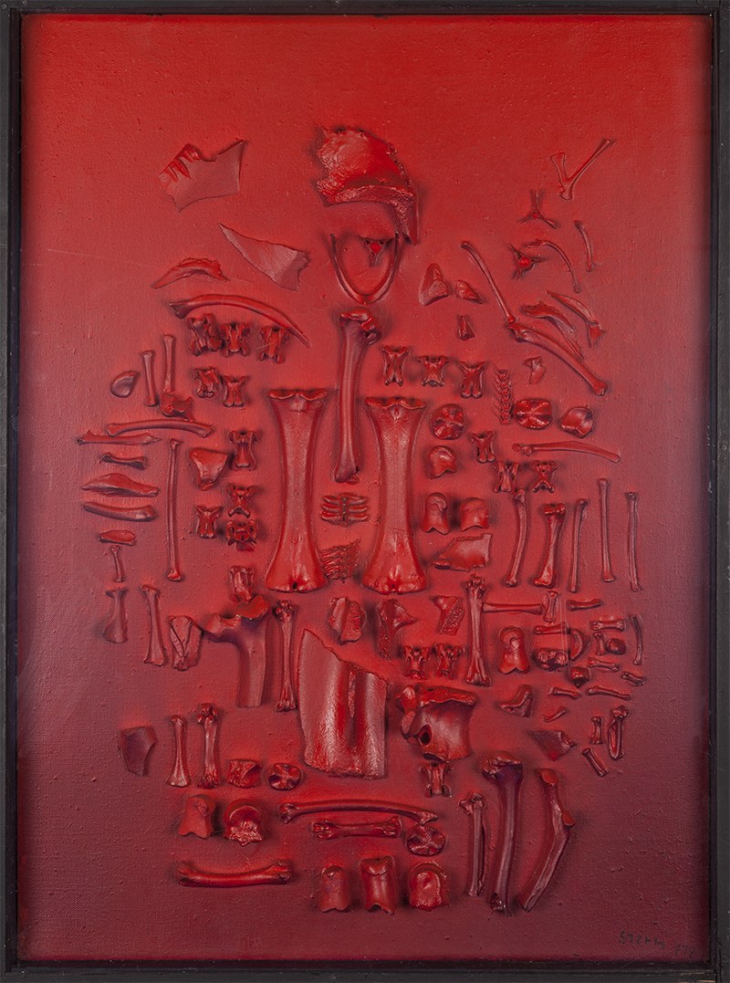 Jonasz Stern (1904-1998), „Tablica czerwona”, 1978 rok, źródło: Libra