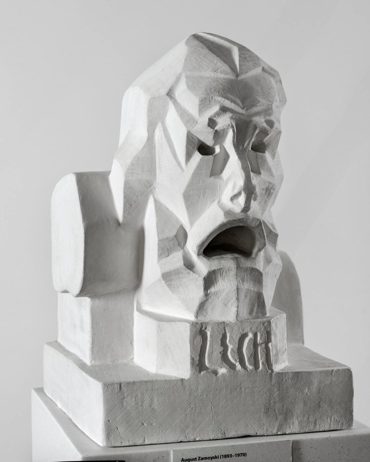 August Zamoyski (1893-1970), „Lech I”, ok. 1917 (jedna z rzeźb przeznaczonych na pierwszą -w której uczestniczył Zamoyski - wystawę „Buntu”), źródło: Muzeum Narodowe w Poznaniu