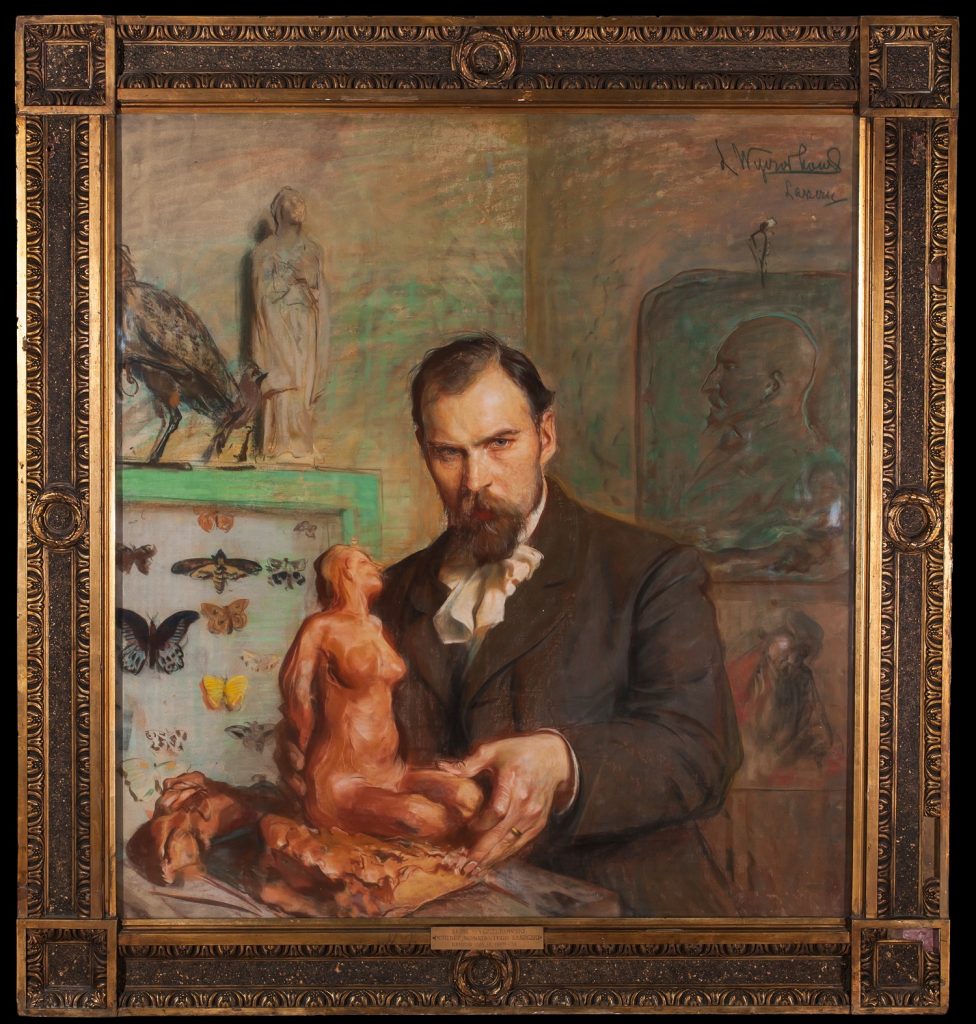 Leon Wyczółkowski (1852-1936), "Portret Konstantego Laszczki", ok. 1902 rok, źródło: ASP Kraków