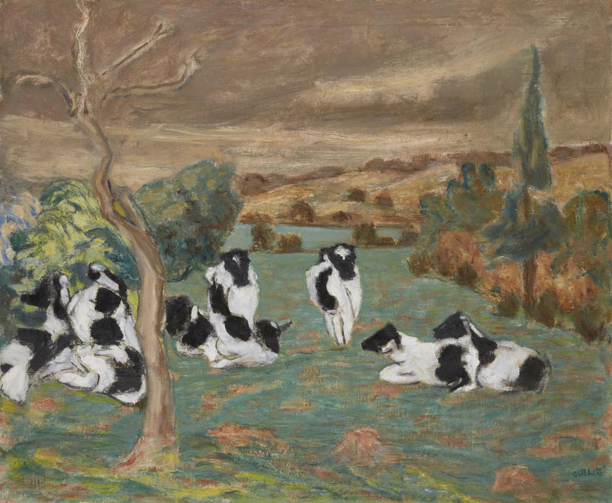 Henryk Gotlib (1890-1966) "Krowy", źródło: Roseberrys