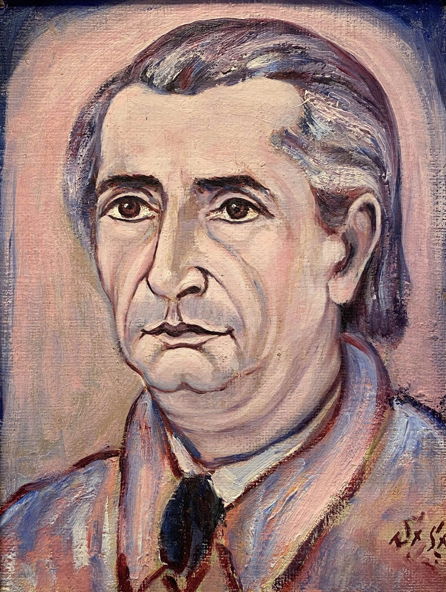 Stanisław Stückgold (1868-1933) "Autoportret", źródło: Richter & Fitz Auktionen