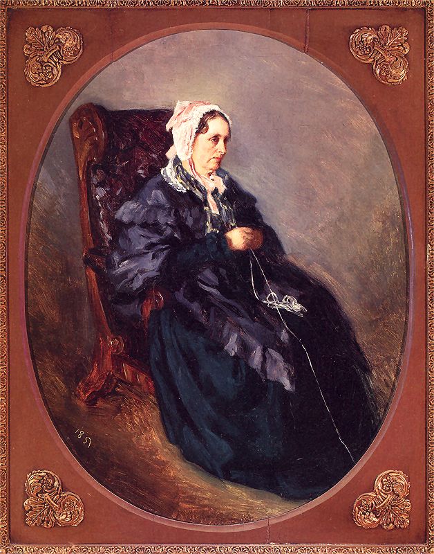 Henryk Rodakowski (1823-1894), „Portret ciotki artysty, Babetty Singer”, 1851 rok, źródło: Muzeum Narodowe w Warszawie