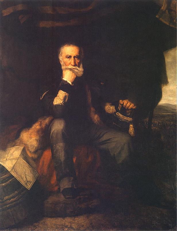 Henryk Rodakowski (1823-1894), „Portret generała Henryka Dembińskiego”, 1852 rok, źródło: Muzeum Narodowe w Krakowie