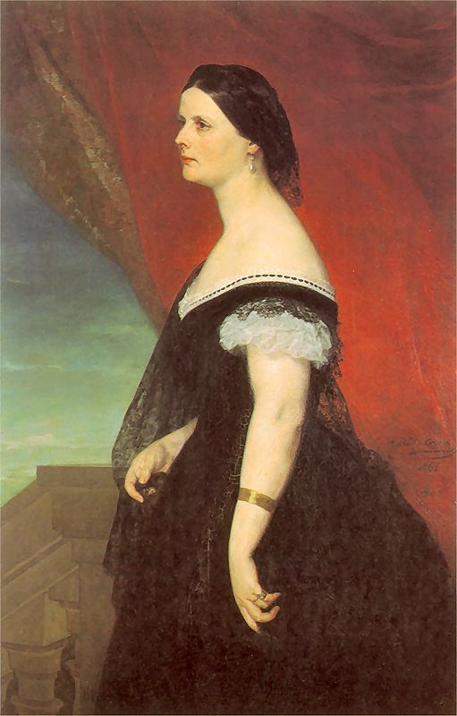 Henryk Rodakowski (1823-1894), „Portret żony”, 1865 rok, źródło: Muzeum Narodowe w Warszawie