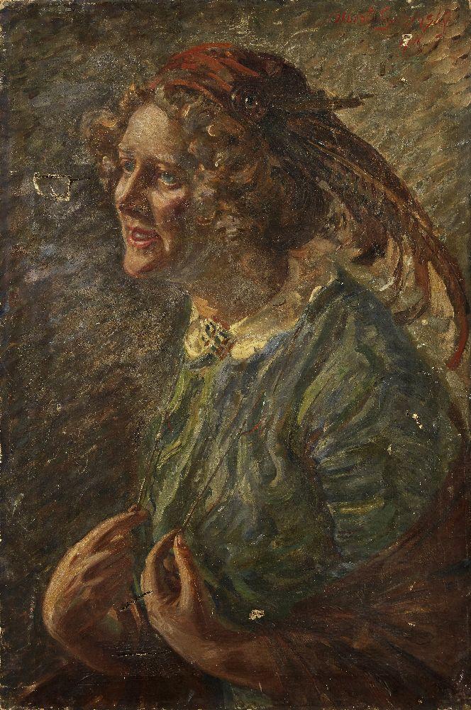 Albert Lipczinski (1876-1974) "Portret damy" 1910 rok, źródło: Roseberrys