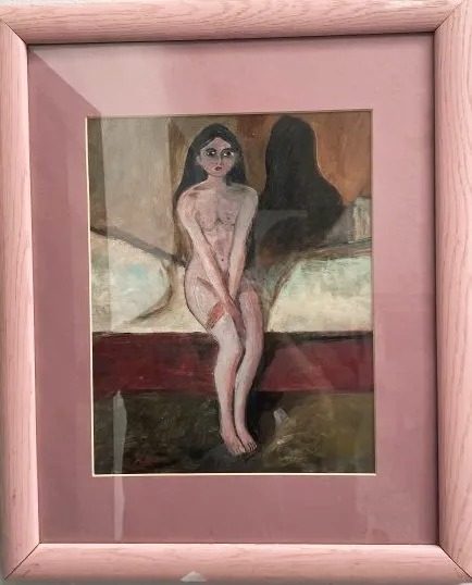 Zygmunt Menkes (1896-1986) „Akt siedzący”, źródło: Alice Callahan Auction House