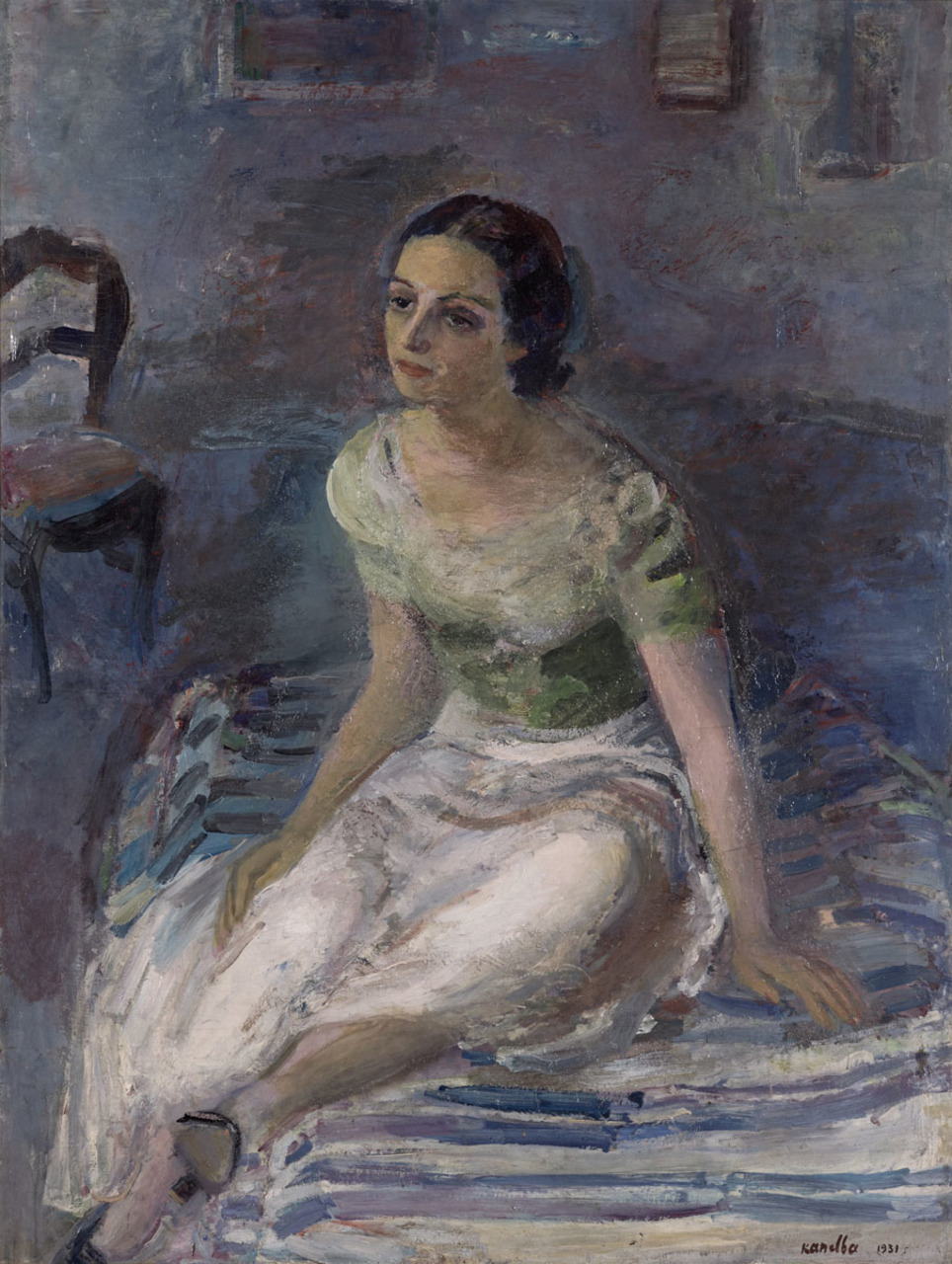 Rajmund Kanelba (1897-1960), „Portret żony”, 1931 rok, źródło: Polswiss Art