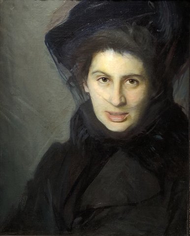 Iwan Trusz (1869-1941), "Portret żony", 1904 rok, źródło: Muzeum Narodowe we Lwowie