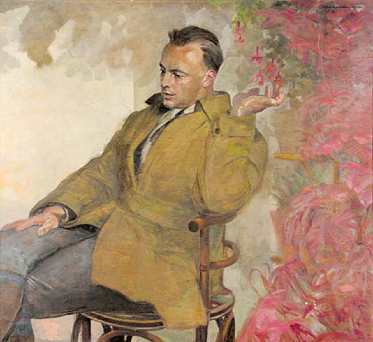 Jacek Malczewski (1854-1929), "Portret syna Rafała", 1922 rok, olej, źródło: Sztuka