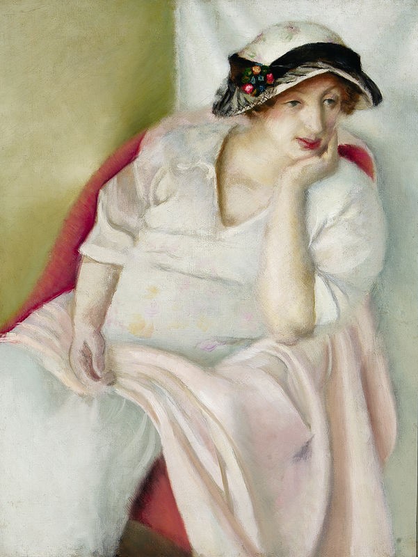 Jacek Mierzejewski (1883-1925), „Portret żony artysty”, źródło: Muzeum Narodowe w Warszawie