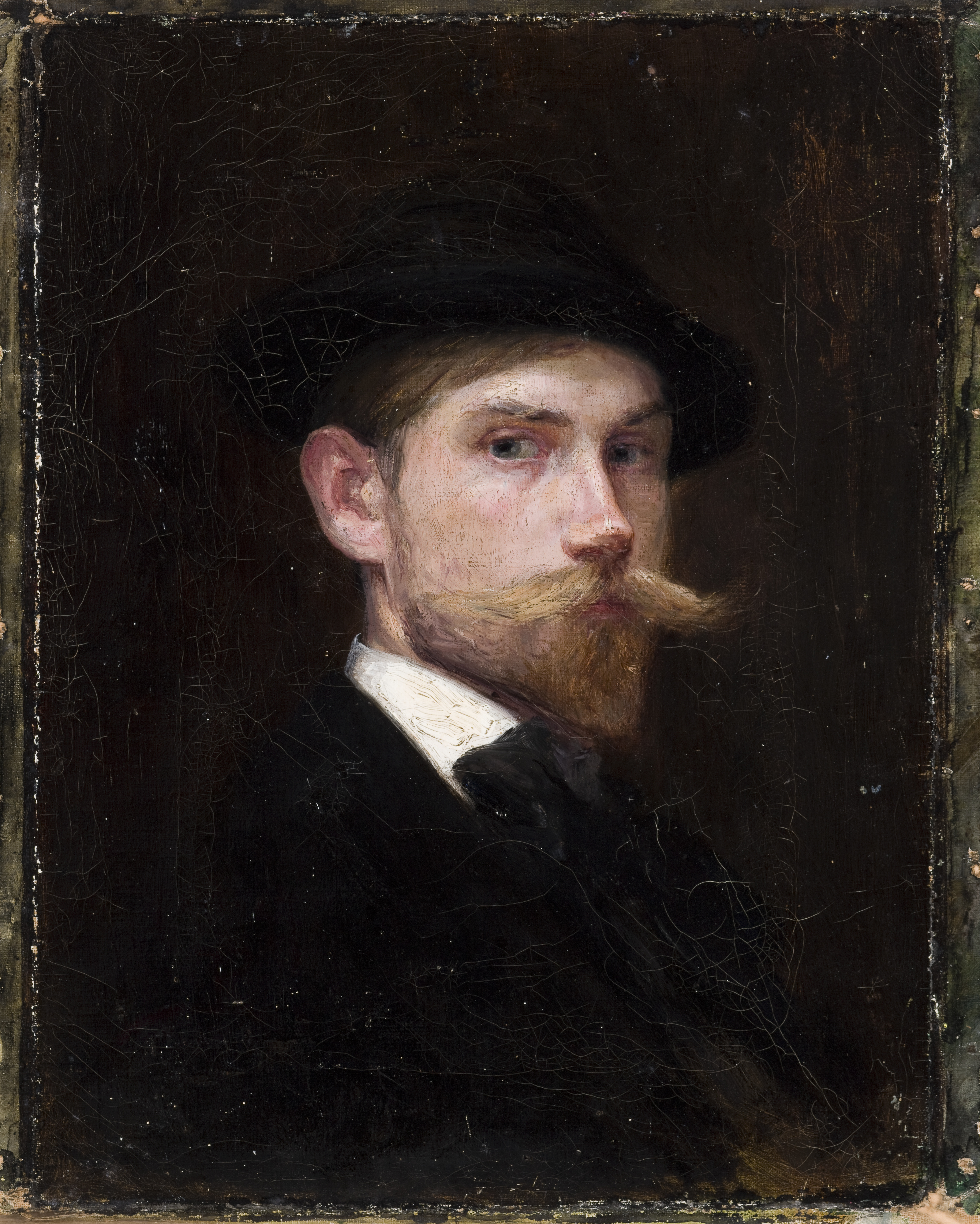 Leon Kowalski (1870-1937), "Autoportret", Paryż 1897 rok, źródło: Muzeum Narodowe Kraków