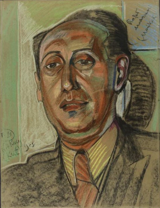 "Portret Leona Reynela", 1924 rok, pastel malowany w Zakopanem przez Witkacego i Rafała Malczewskiego, źródło: Muzeum Narodowe w Warszawie
