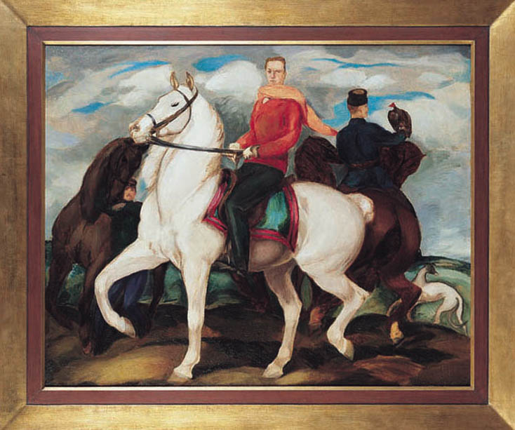 Eugeniusz Geppert (1890-1979), „Autoportret na koniu”, 1924 rok, źródło: Agra-Art