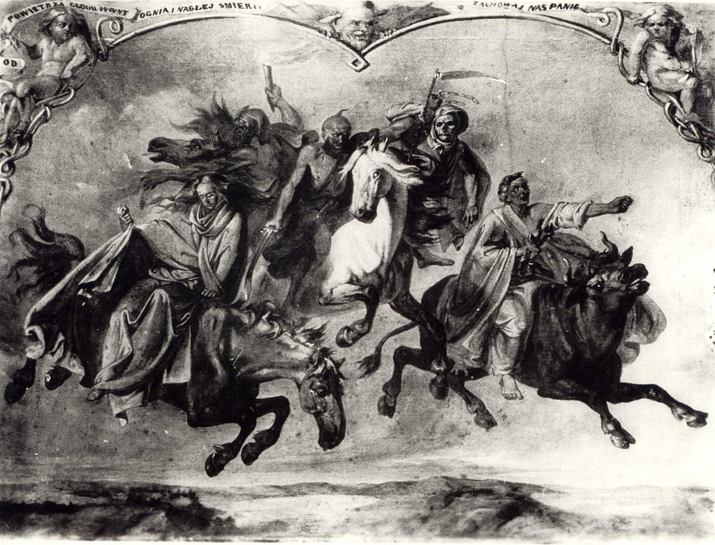 Ignacy Gierdziejewski (1826-1860), „Apokalipsa”, 1854 rok, czarno-biała fotografia obrazu