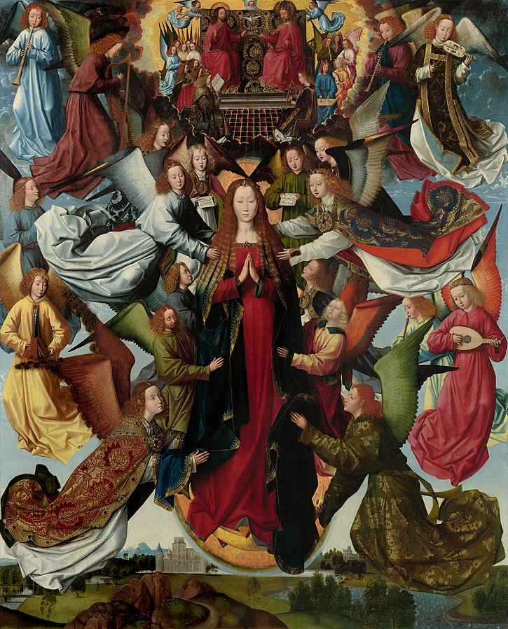 Mistrza Legendy św. Łucji, „Maria Królowa Niebios”, źródło: National Gallery of Art, Waszyngton