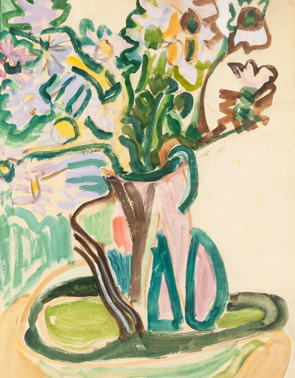 Maria Jarema (1908-1958), „Bukiet kwiatów”, źródło: Desa Unicum