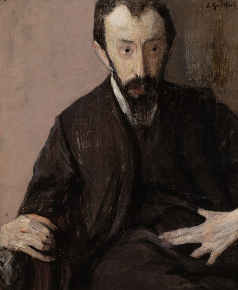 Leopold Gottlieb (1883-1934) "Portret Leona Hirszenberga", źródło: Millon et Associés