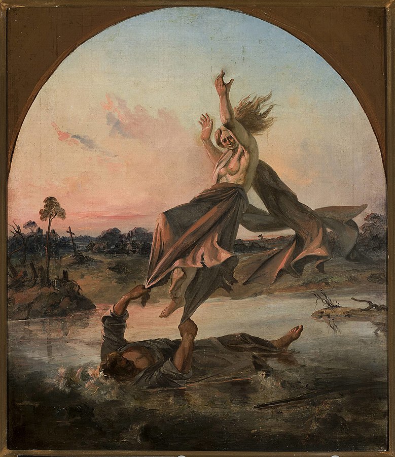 Ignacy Gierdziejewski (1826-1860), „Morowe powietrze”, 1956 rok, źródło: Muzeum Narodowe w Warszawie