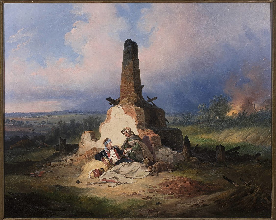 January Suchodolski (1797-1875), „Ranny ułan”, 1855 rok, źródło: Muzeum Narodowe w Warszawie