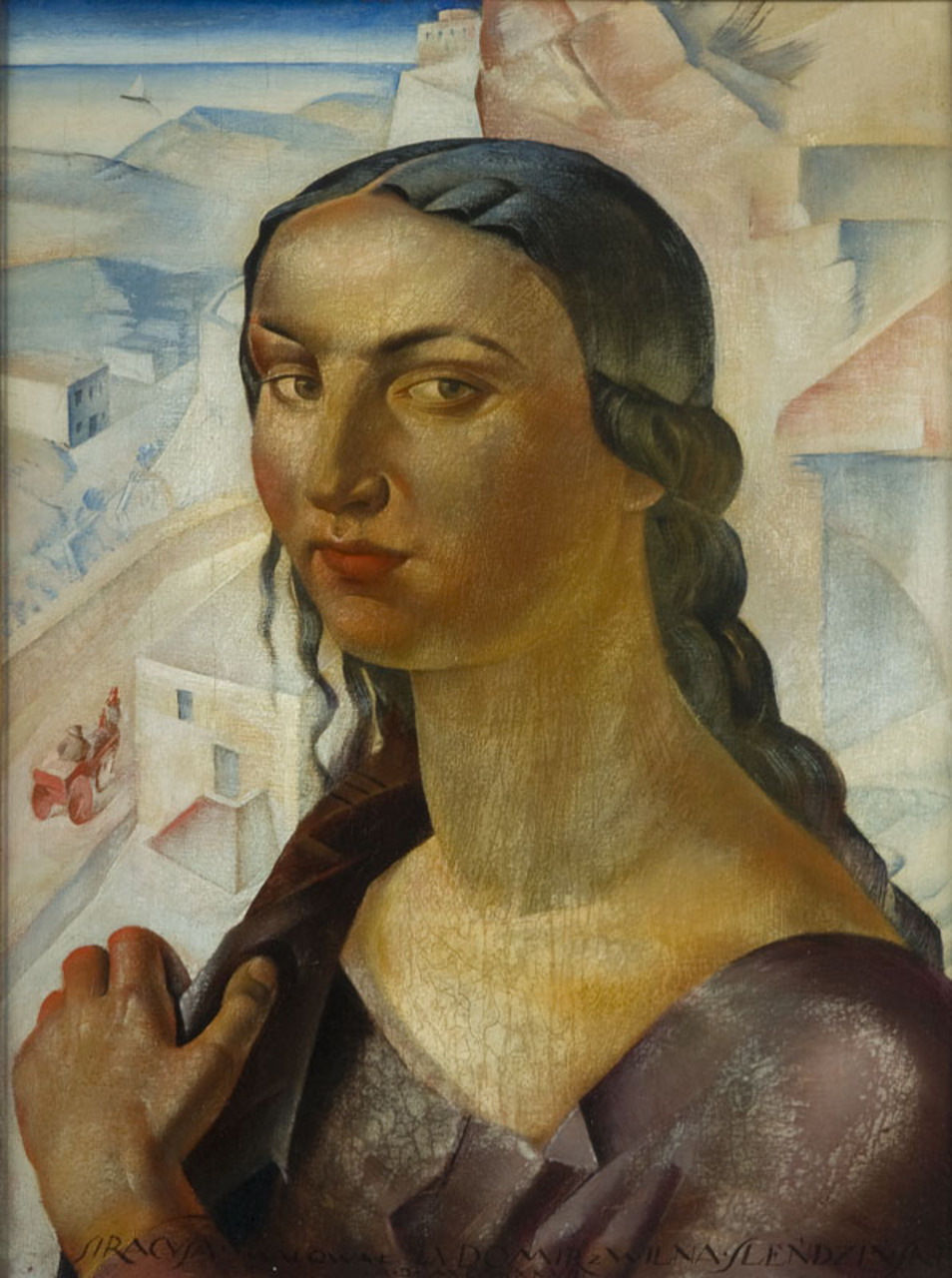 Ludomir Ślendziński (1889-1980), "Portret Sycylijki", 1927 rok, wystawa Pittsburgh 1937 rok, źródło: Desa Unicum