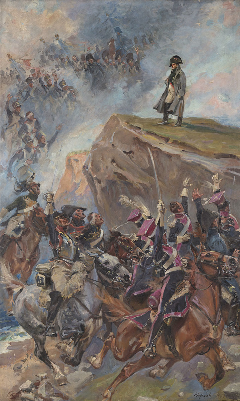 Wojciech Kossak (1856-1942), "Vive l'empereur", 1915 rok, źródło: Polswiss Art