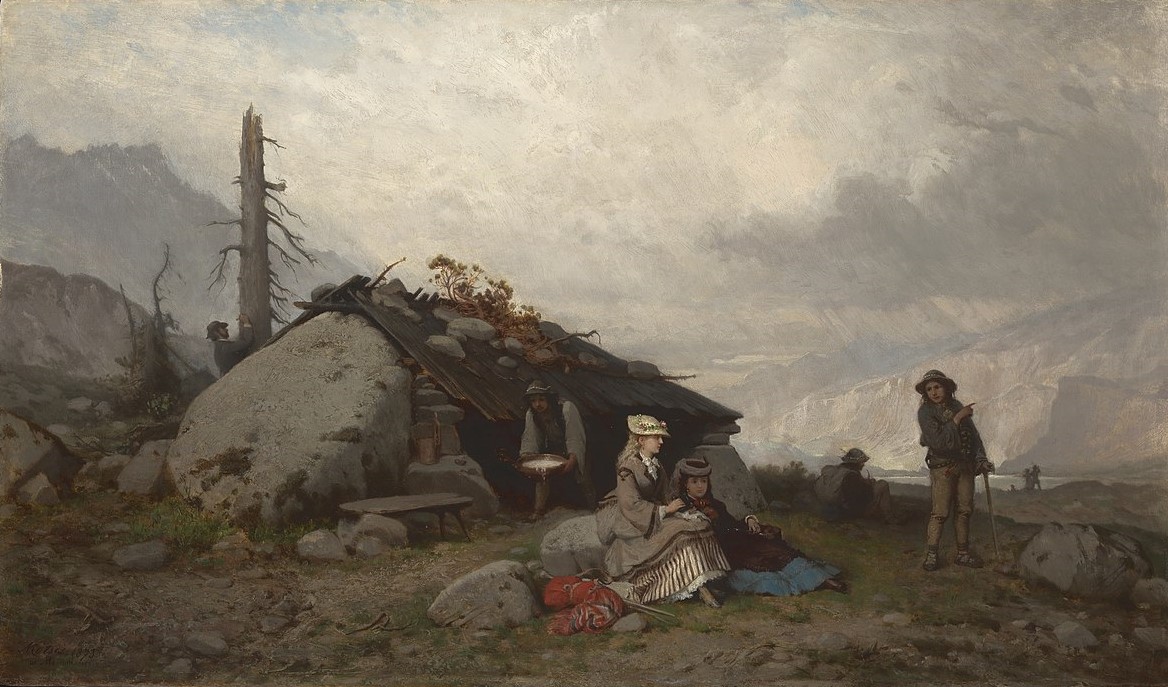 Aleksander Kotsis (1836–1877), „Wycieczka w Tatry”, 1873 rok, źródło: Muzeum Narodowe w Krakowie