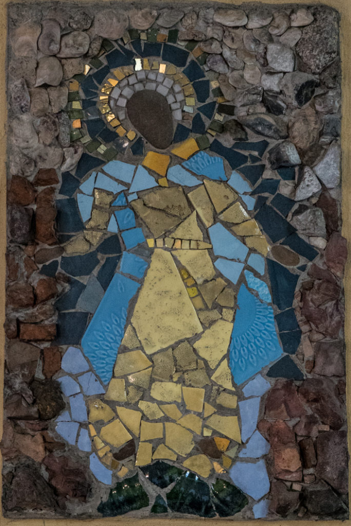 Irena Weiss - Aneri (1888-1981), "Św. Józef", mozaika w kościele św. Józefa w Kalwarii Zebrzydowskiej, lata 70., fot. Andrzej Famielec