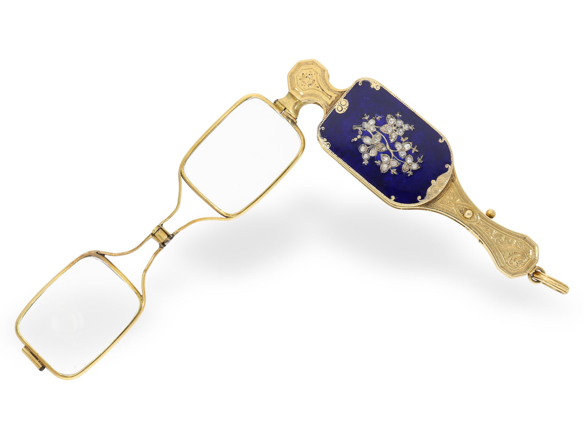 Czapek & Cie - Genewa, Biżuteryjne lorgnon z damskim zegarkiem, źródło: Karl-Heinz Cortrie GmbH