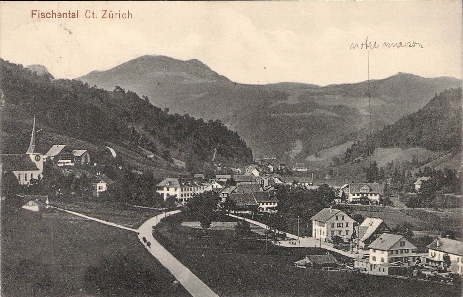 Fischenthal w kantonie Zurych, pocztówka archiwalna
