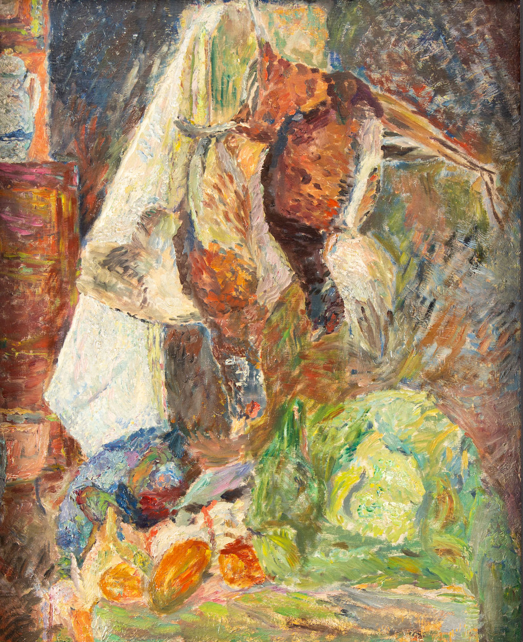 Jan Cybis (1897-1972), "Martwa natura z bażantami", ok. 1939 roku, źródło: Desa Unicum
