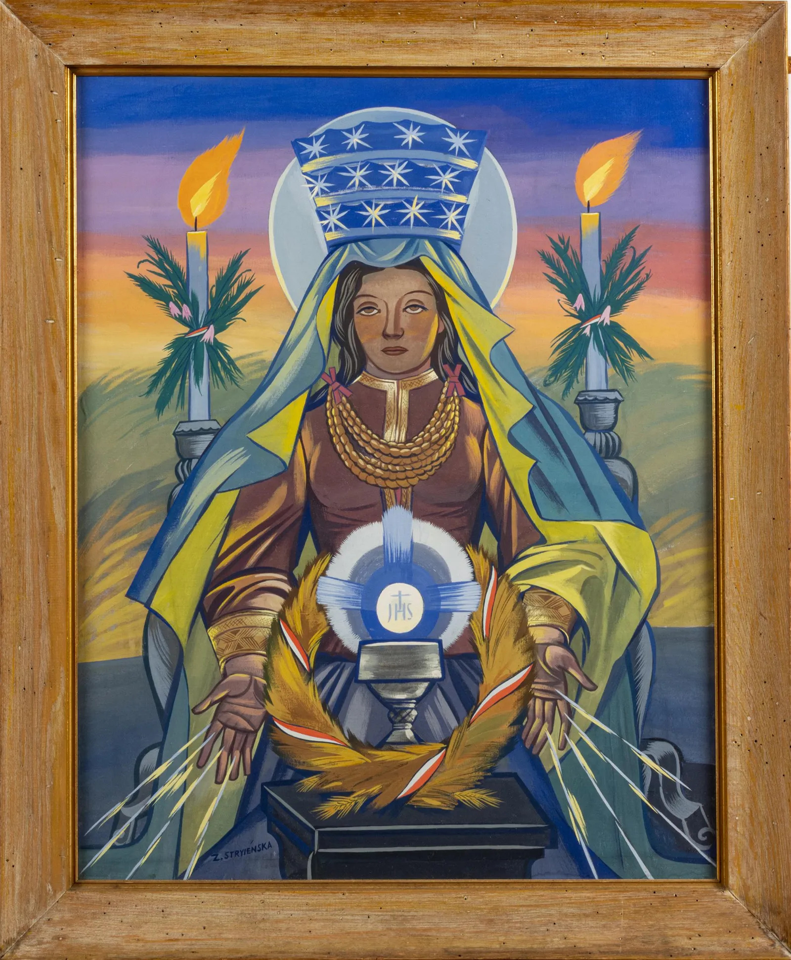 Zofia Stryjeńska (1894-1976), "Matka Boża", źródło: DuMouchelles
