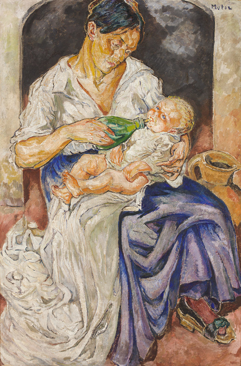 Mela Muter (1876-1967), "Macierzyństwo", 1913 rok, źródło: Polswiss Art