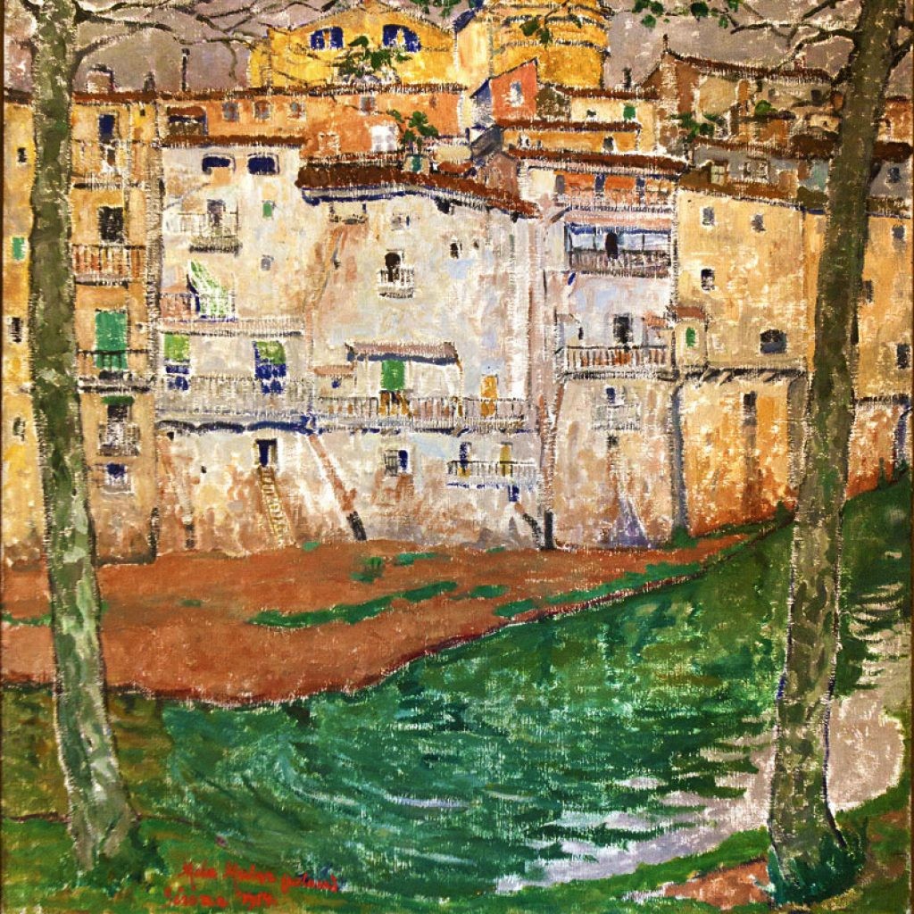Mela Muter (1876-1967), "Rzeka Onyar", 1914 rok, źródło: Museu d'Art de Girona