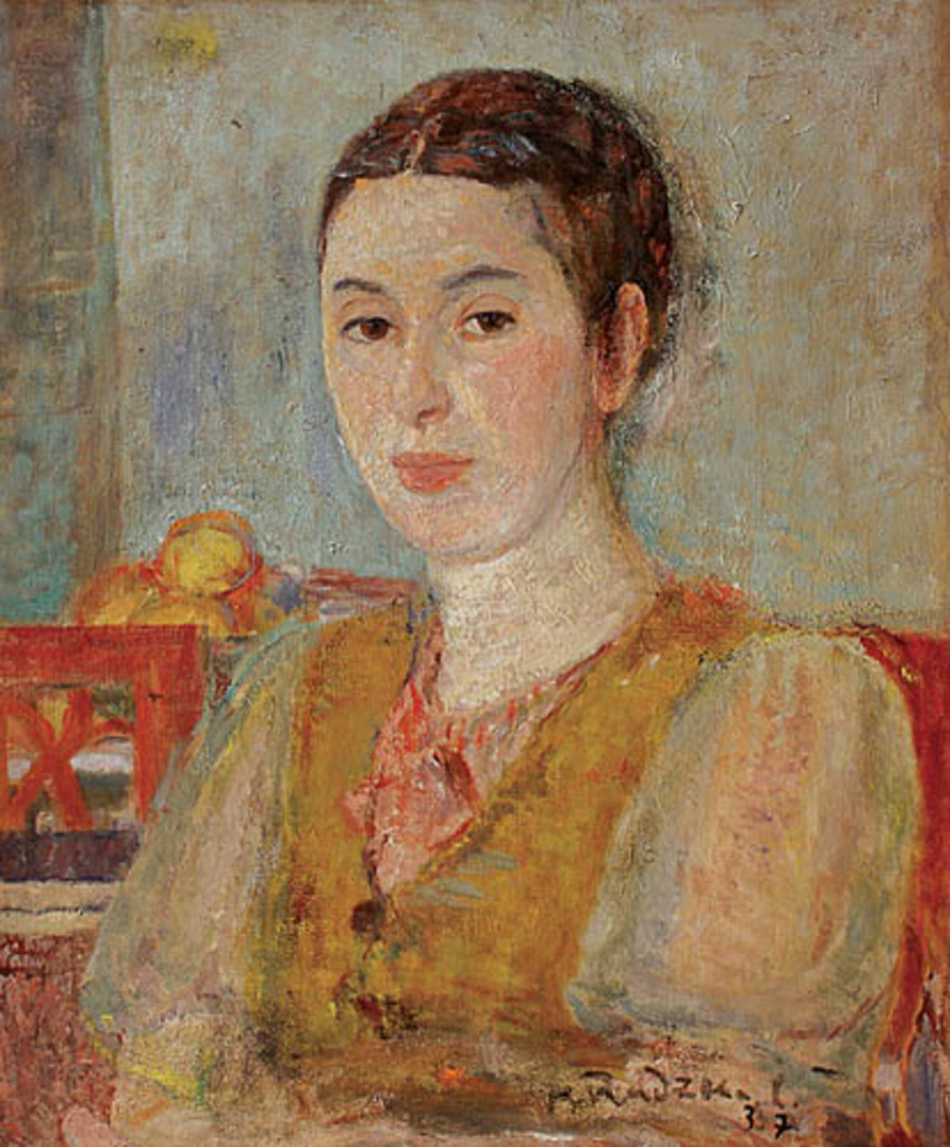 Hanna Rudzka-Cybis (1897-1988), "Portret pani Grzybowskiej", 1937 rok, źródło: Rempex