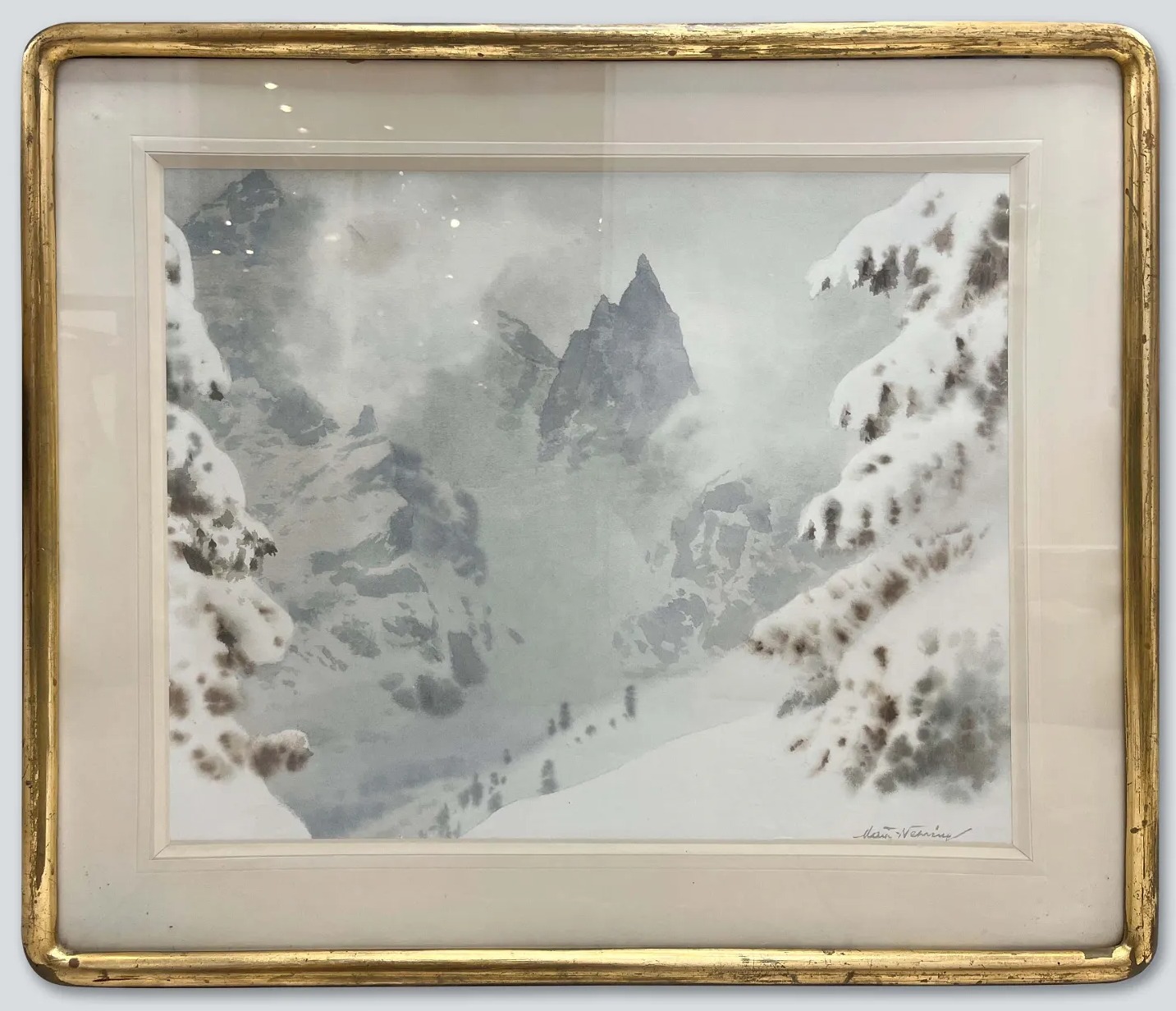 Maciej Nehring (1901-1977) "Zima w Tatrach", źródło: Time Art
