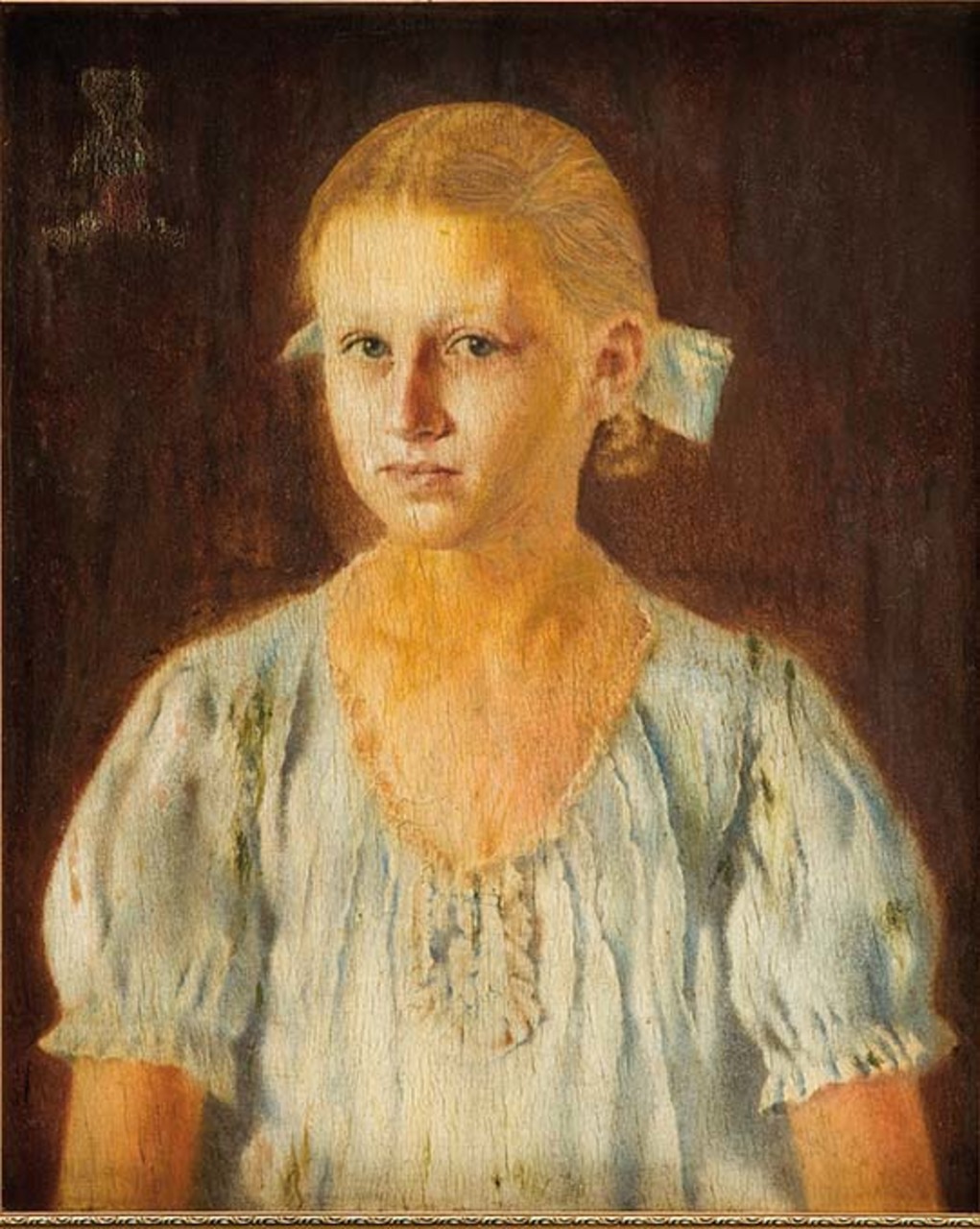Jan Gotard (1898-1943), „Portret dziewczynki”, źródło: Desa Unicum