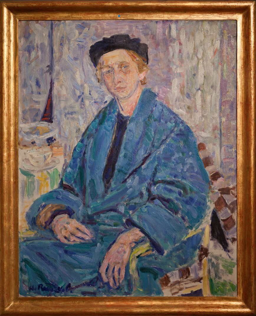 Hanna Rudzka-Cybis (1897-1988), "Portret Heleny Blum", 1960 rok, źródło: Muzeum Narodowe w Krakowie