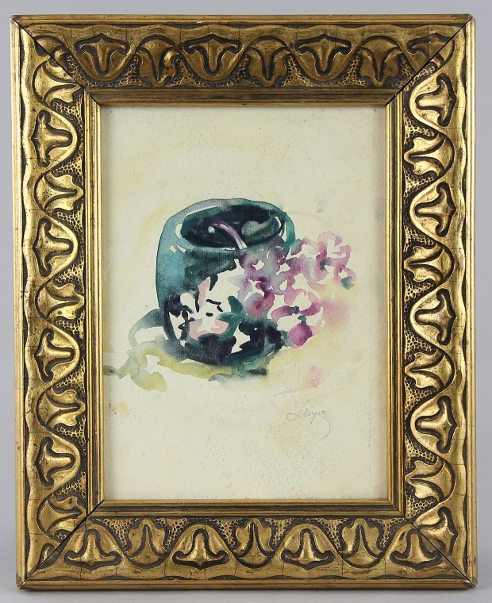 Leon Wyczółkowski (1852-1936) "Fiołki", źródło: Auktionshaus OWL