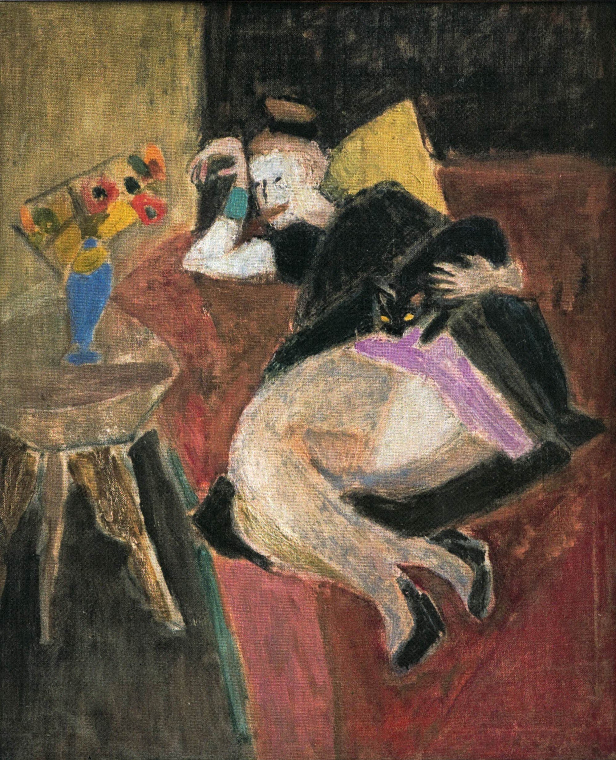 Krystyna Herling-Grudzińska (1915-1952), „Kobieta z kotem”, źródło: zbiory prywatne Tadeusza Nyczka