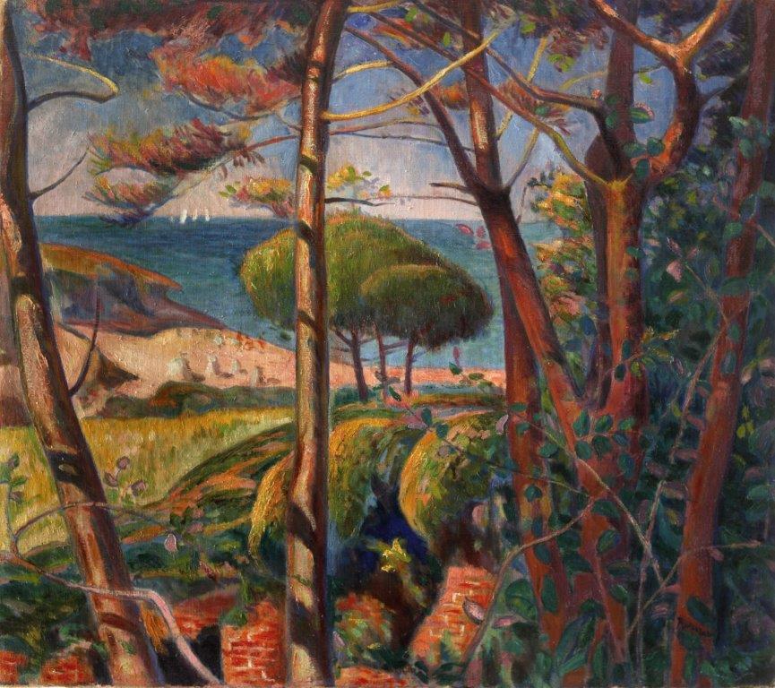 Jan Rubczak (1884-1942), „Pejzaż w pełnym słońcu”, ok. 1912 roku, źródło: Muzeum Śląskie w Katowicach