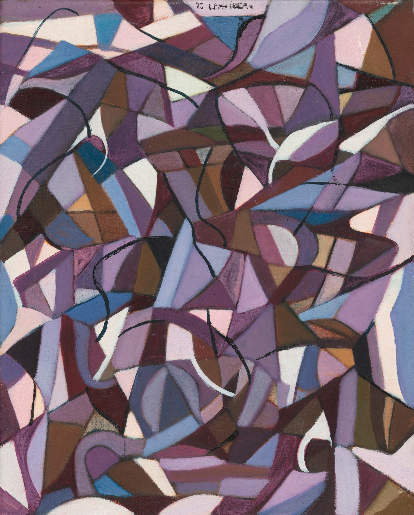 Tamara Łempicka (1898-1980) "Kompozycja abstrakcyjna", źródło: Sotheby's