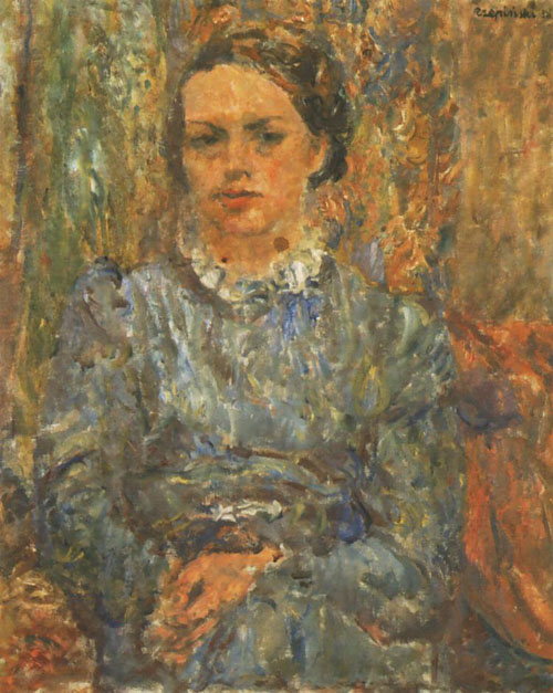 Czesław Rzepiński (1905-1995), "Portret dziewczyny", 1938 rok, źródło: Lwowska Galeria Obrazów