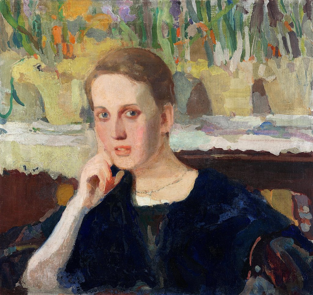 Witold Wojtkiewicz (1879-1909), „Portret Maryny Raczyńskiej”, po 1900 roku, źródło: Muzeum Narodowe w Kielcach