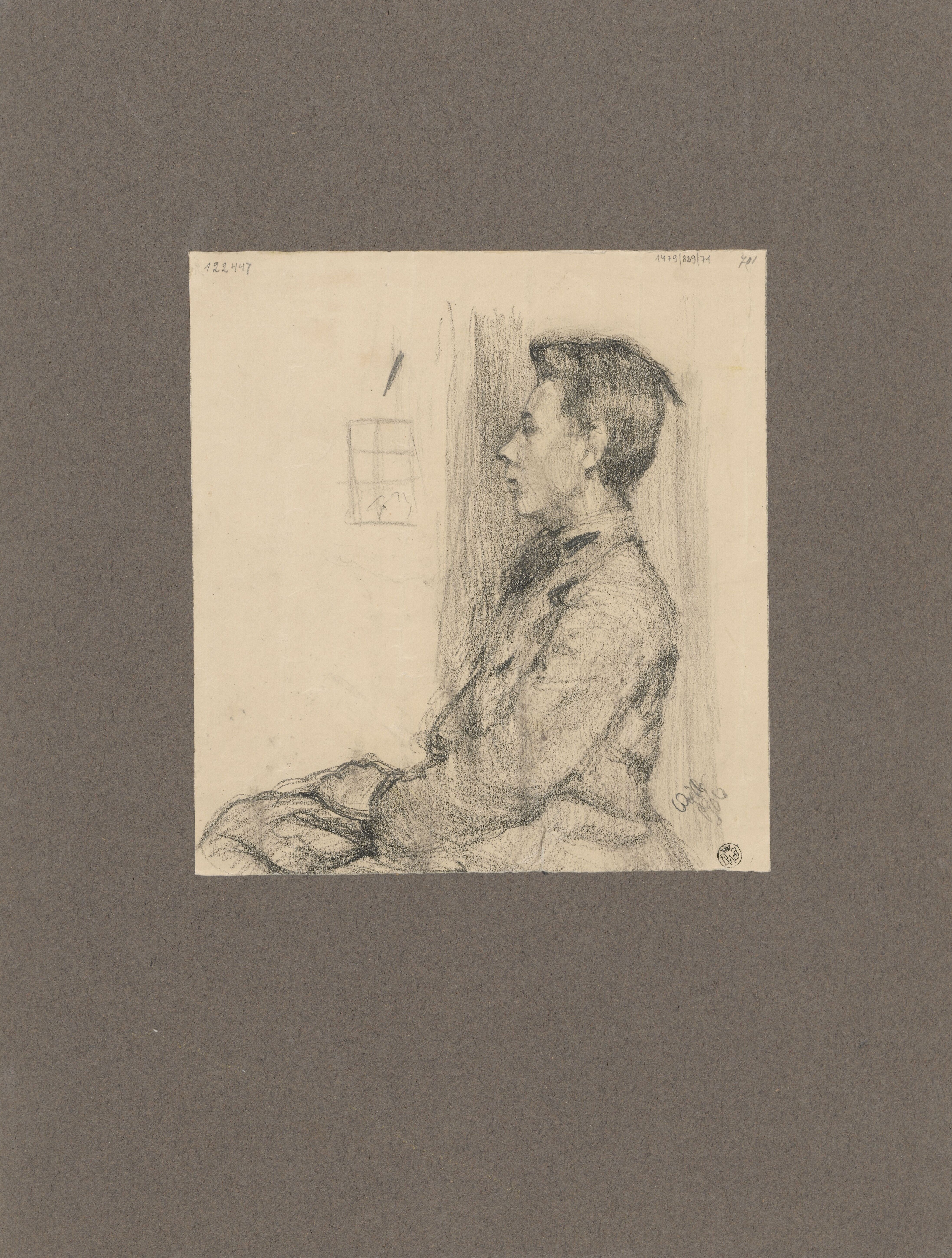 Witold Wojtkiewicz (1879-1909), „Autoportret”, źródło: Muzeum Narodowe w Warszawie