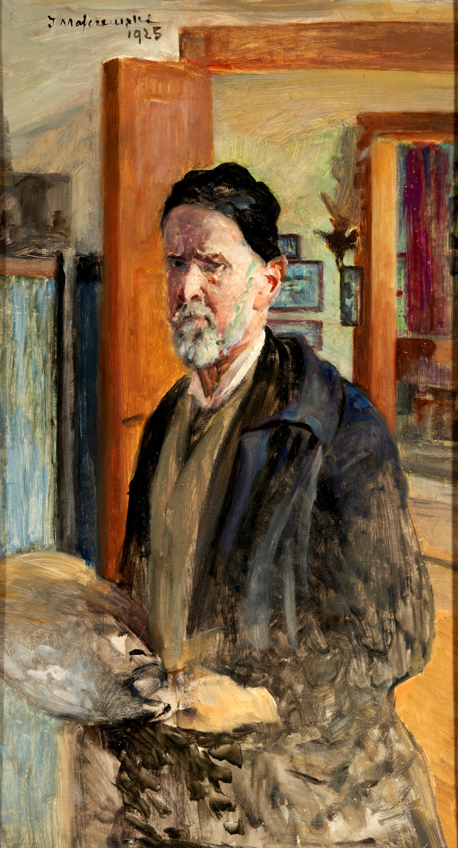 Jacek Malczewski (1854-1929) "Autoportret", źródło: Bonhams Skinner