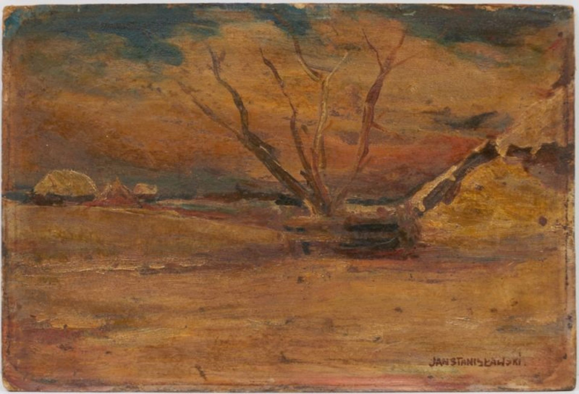 Jan Stanisławski (1860-1907) „Pejzaż”, źródło: Kunst & Auktionshaus Kastern